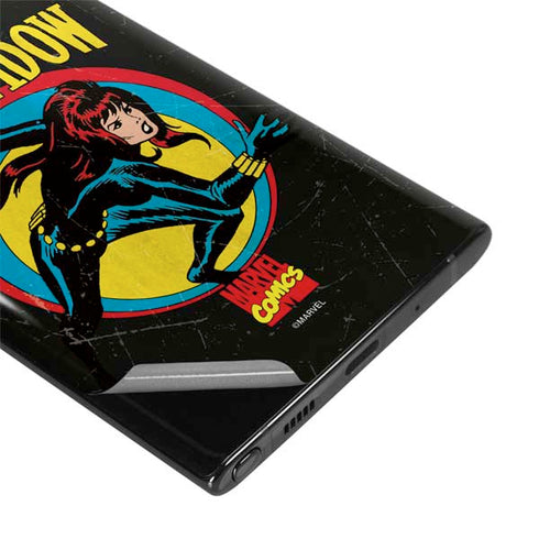 Marvel Classic Comics Black Widow Galaxy Note 10 Skin